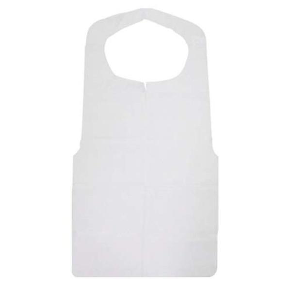 フジナップ 使い捨てソフトエプロン 白（不織布タイプ）100枚入