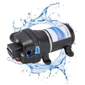 NEWTRY ダイヤフラム水ポンプ 給水 排水ポンプ 圧力スイッチ 自吸式ポンプ 小型 12.5L/min 最大揚程25ｍ RV、ヨット 濾｜yuritosora