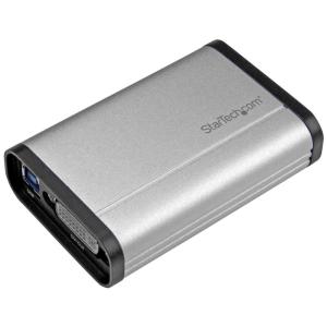 StarTech.com USB 3.0接続DVIビデオキャプチャーユニット 1080p/60fps対応テレビ動画レコーダー アルミ筐体 D｜yuritosora