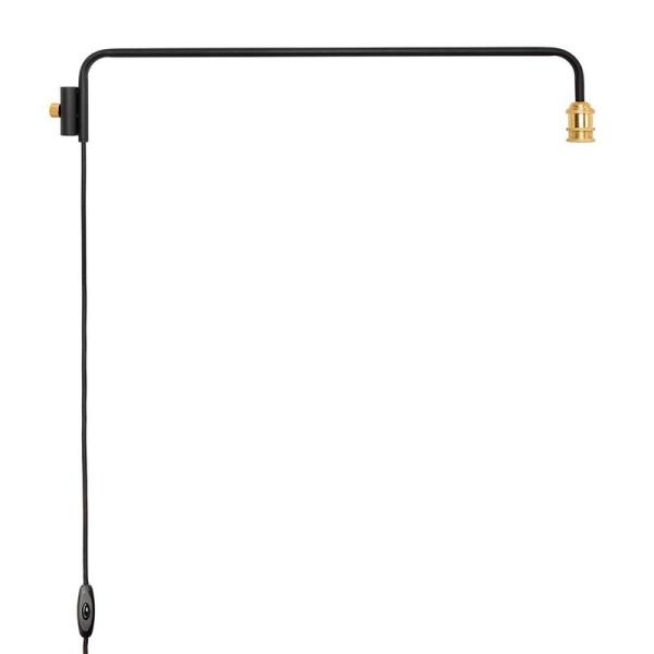 DRAW A LINE ランプアーム ブラック サイズ:幅91.5x奥行5×高さ16cm DRAW ...