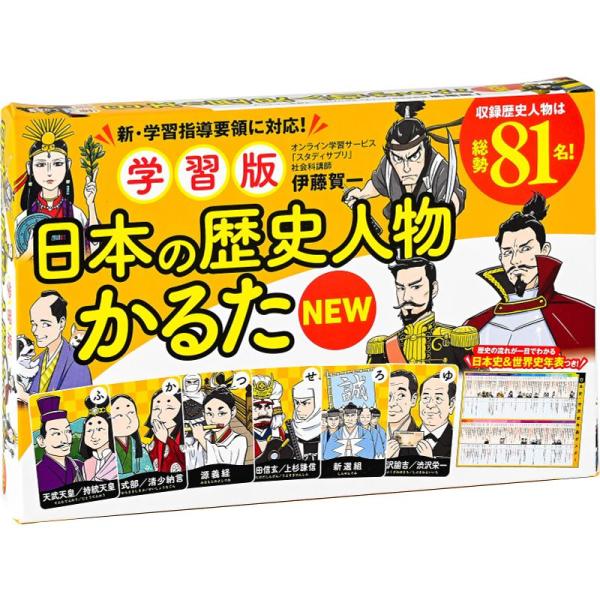 学習版 日本の歴史人物かるた NEW