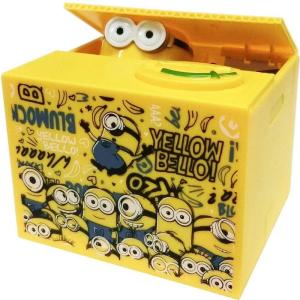 600-1820/サンタン/minions COIN BANKミニオンズコインバンク/お金/貯金/インテリア/キャラクター/小銭/映画/ギフ｜yuritosora