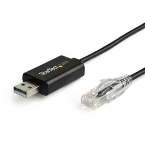 StarTech.com RJ45-USB Cisco互換コンソールケーブル 1.8m Cisco/Juniperなど多くの機器に対応 Wi