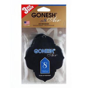 GONESH(ガーネッシュ) 吊り下げ型芳香剤 ペーパーエアフレッシュナー No.8(フルーツ系の香り) 3個パック｜yuritosora