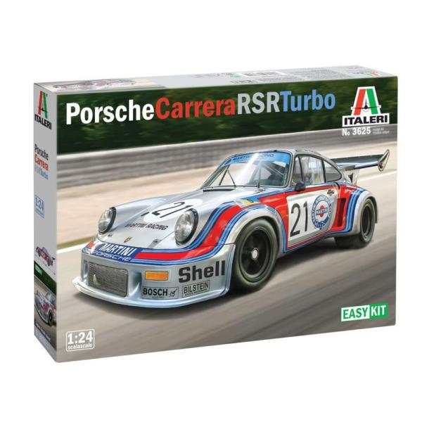 イタレリ 1/24 ポルシェ 911カレラ RSRターボ 日本語説明書付 プラモデル IT3625