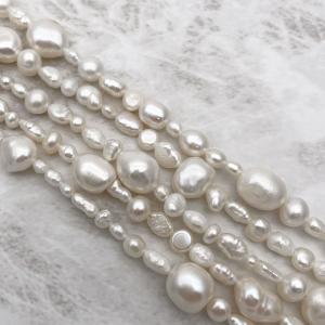 淡水パール 真珠 バロック ライス 5mm 6mm 極小粒 小粒 ケシ 無核