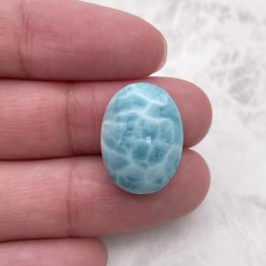 大粒 ラリマー ルース ドロップ しずく 22.5mm*24mm 天然石 ブルー系