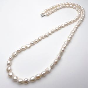 マルチカラー 12mm 淡水真珠 ネックレス ナチュラルカラー 天然色の大