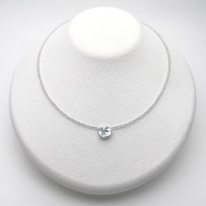 花びらケシパールと水晶のチョーカーネックレス 極小粒 2mm 中粒 大粒 バロック 真珠 35cm 38cm 40cm 形状記憶ワイヤー選べます