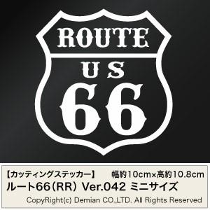 2枚組 カッティングステッカー アメリカ ルート66（Route 66