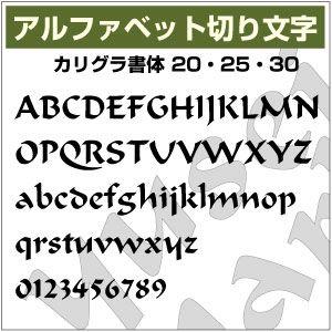 16文字までセット アルファベットステッカー ディプロ書体01 オーダー