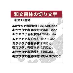 【和文書体ステッカー 16文字までセット 日本語書体01 オーダー切り文字 高さ20mm、25mm、30mm より選べる！】｜yuseimarket