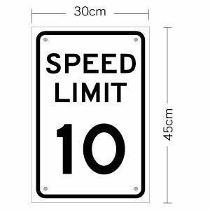 【アメリカの道路標識 SPEED LIMIT スピードリミット 片面サインパネル Lサイズ　幅約30...
