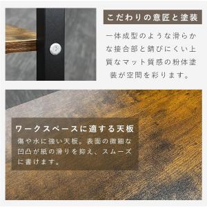 パソコンデスク ラック付き 左右入れ替え対応 ...の詳細画像4