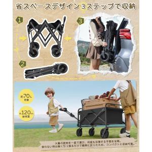 キャリーワゴン ミニキャリーカート 容量70L...の詳細画像4
