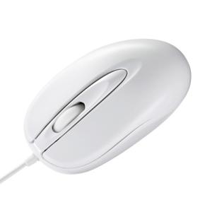 (中古品)マウス サンワサプライ 有線レーザーマウス (ホワイト) MA-LS23W USBマウス .