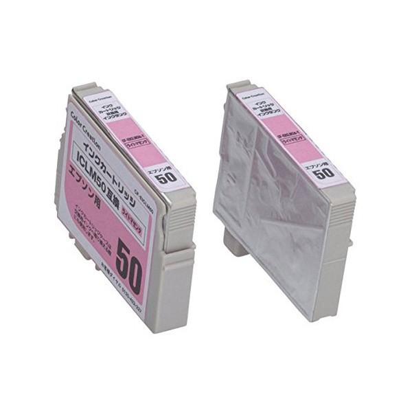 Color Creation エプソン ICLM50 互換 インクカートリッジ ライトマゼンタ 交換...