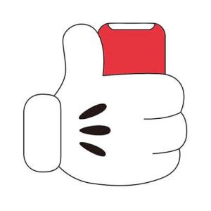 ミッキーハンド ケーブル保護カバー iPhone iPad ディズニー CHCP019 .