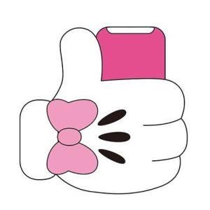 ミニーハンド ケーブル保護カバー iPhone iPad ディズニー CHCP020 .