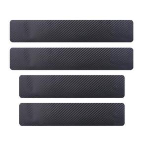 【並行輸入品】サイドステップガード ドア保護 フィルム ステッカー 《ブラック》 車用 傷 汚れ防止 プロテクター カバー .