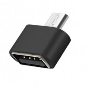 OTG対応 USB to microUSB 変換アダプタ 《ブラック》 USB2.0 500mA Type-A メス - micro USB オス .｜yusyo-shopping