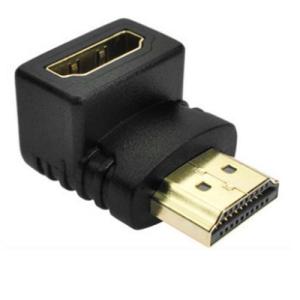 L型 90度変換アダプタ HDMI タイプA(オス)-タイプA(メス) 角度 変換アダプター コネクタ .