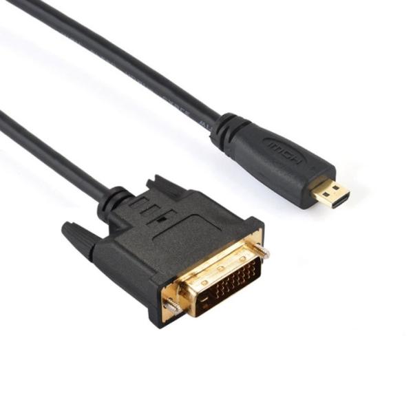 【並行輸入品】MicroHDMIオス - DVI-D(24+1ピン)オス Micro HDMI to...