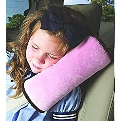 車 シートベルト クッション 《ピンク》 子供用 枕 シートベルトカバー シートベルトパッド ネック...