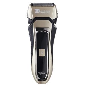 髭剃り 電気シェーバー Vegetable 充電式 交流式 3枚刃 防水 予備外刃2枚付 GD-S3...