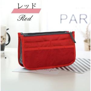 【並行輸入品】バッグインバッグ/バックインバック 《レッド》 収納 カバン かばん インナーバッグ トートバッグ レディース メンズ .