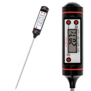 デジタル クッキング 食品 温度計 温度測定 ロング 料理温度計
