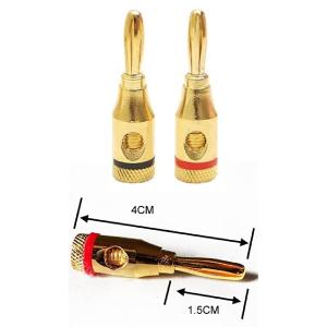【並行輸入品】金メッキ バナナプラグ 24本セ...の詳細画像2