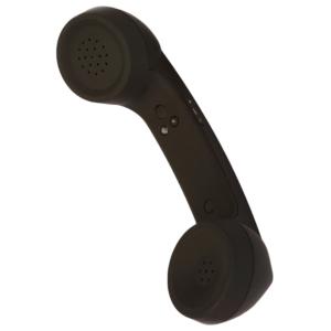 並行輸入品】黒電話 スマホ 受話器 昭和レトロ ヘッドホン イヤホン