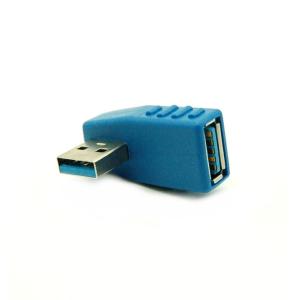 L型90度 USB3.0 方向変換アダプター 《左向き》 .