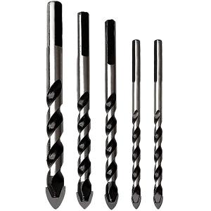 【並行輸入品】(訳あり)5個セット ドリルビット DIY タイル コンクリート レンガ ガラス プラスチック 木材  ._