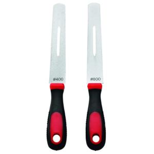 カクセー 包丁研ぎ ダイヤモンドシャープナー やわらか 切れ味復活 約全長18.8cm ステンレス ABN-03 .