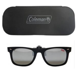 コールマン(Coleman) クリップオン 前掛け偏光サングラス CL06-1 スモーク・フラッシュミラー .｜yusyo-shopping