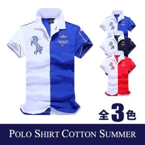 ポロ シャツ ポロシャツ ゴルフウェア MA1 メンズ ゴルフシャツ メンズシャツ 鹿の子 半袖 アメカジ MA1 メンズ おしゃれ 父の日｜yuta-store