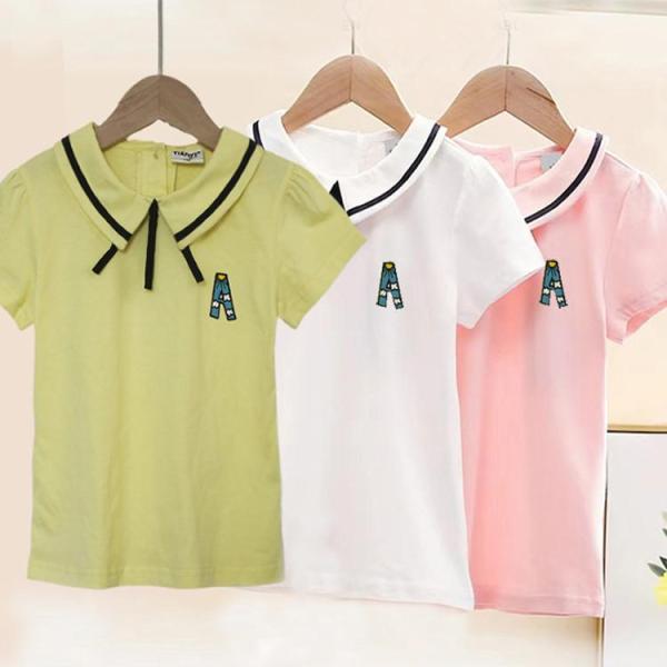 キッズ　ポロシャツ　poloシャツ　子供Tシャツ　女の子 春夏　半袖　シャツ　ス　インナー　カジュア...