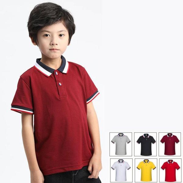 2点セット キッズ　ポロシャツ　poloシャツ　子供Tシャツ 男の子　春夏　半袖　シャツ　ス　インナ...