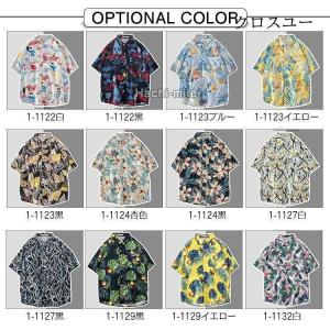 アロハシャツ メンズ 花柄シャツ 半袖シャツ ...の詳細画像3