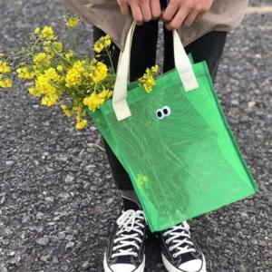 メッシュ メッシュ スイミングバッグ 手提げ ...の詳細画像3