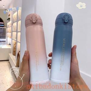 水筒 魔法瓶 グラデーション コップ 大容量 おしゃれ 保温 保冷 直飲み ステンレス 軽量 通学 通勤 旅行 アウトドア 登山 350ml 500ml ボトル プレゼント Baz1129 17 Yutahi 通販 Yahoo ショッピング