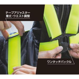 ハーネス対応 反射テープベストの詳細画像2
