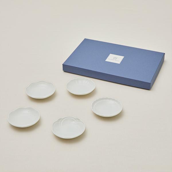 栗原はるみ ギフト包装可 フラワープレート7cm 5枚セット  /ポイント利用