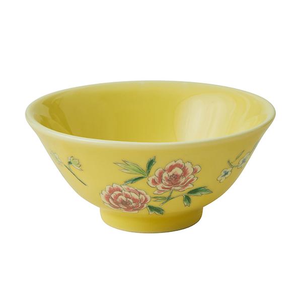 花中華 カップ イエロー 栗原はるみ ギフト包装可 食器 花柄 スープ ソース デザート 杏仁豆腐 ...