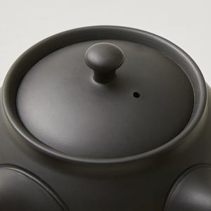 栗原はるみ ギフト包装可 常滑焼 丸急須 黒 ...の詳細画像2