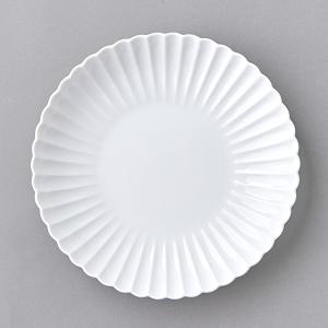 share with Kurihara harumi ギフト包装可花型 白 プレート 食器 新輪