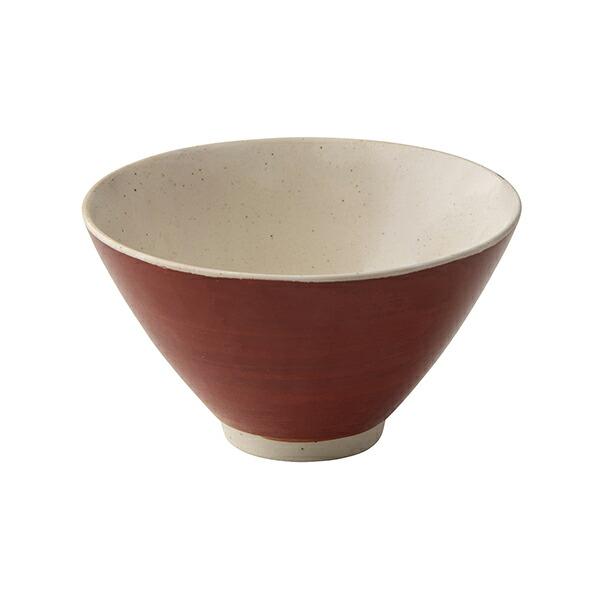 栗原はるみ/和食器/波佐見焼手塗り飯碗 赤