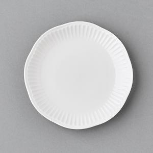 share with Kurihara harumi ギフト包装可花型 白 プレート 食器 新輪
